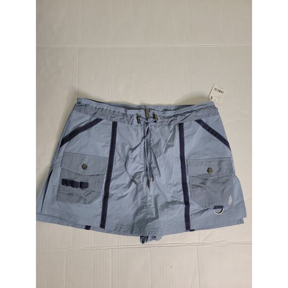 FP MOVEMENT Moonbeam Skort Women's Size L Blue Rainwater Combo Gorpcore NEW - Picture 1 of 12